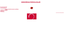 Desktop Screenshot of labour-history.org.uk